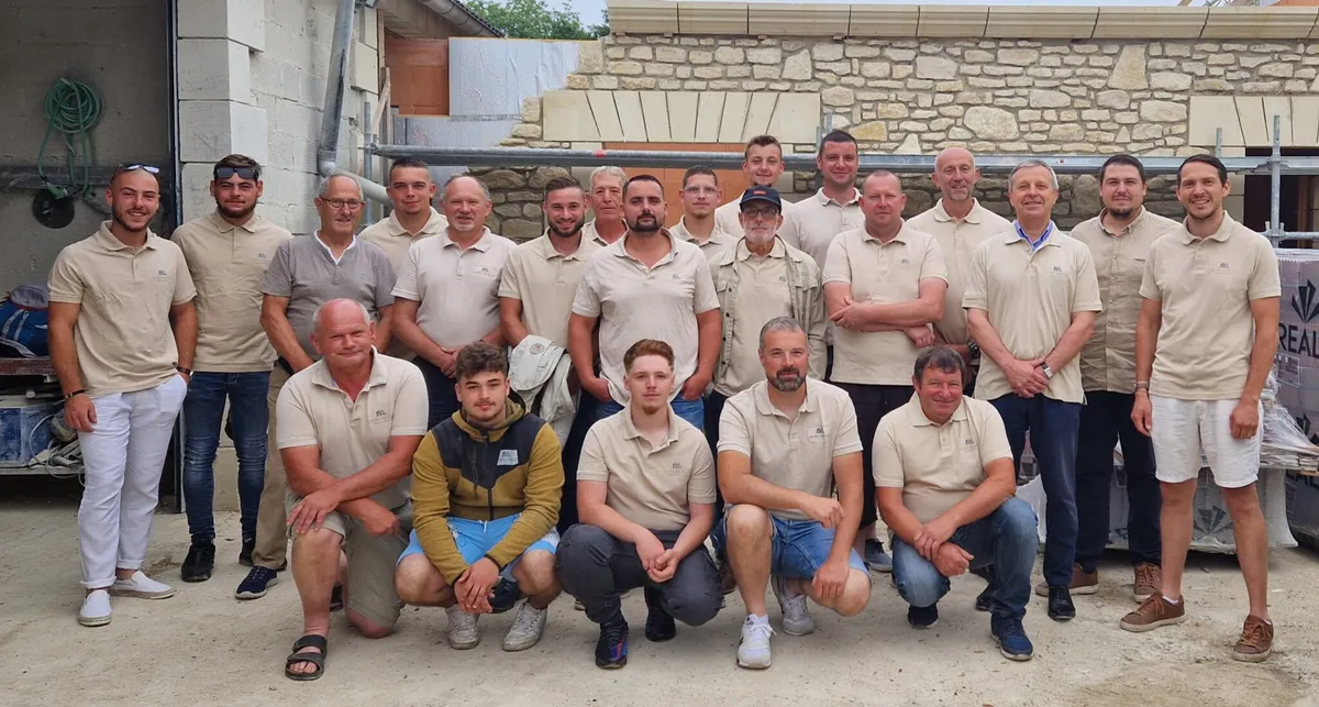 L'équipe Horcholle sur un chantier